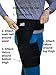 Hip Groin Stabilizer & Hip Brace - Support Wrap for Sciatica Pain Relief, Hip Arthritis, Pulled Muscles, Thigh Hamstring Quadriceps Injuries, SI Belt Neoprene Adjustable Compression Brace Men Women