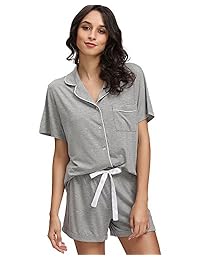 Pijama corto con botones para dama