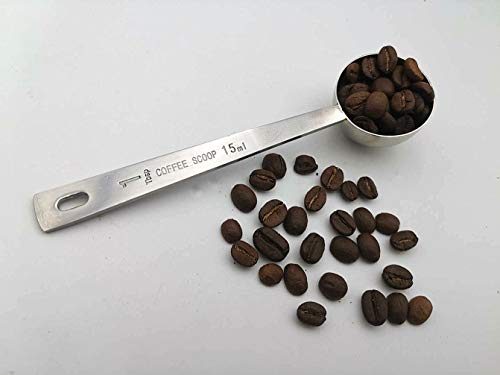 5 Pack Coffee Grinder Wooden Cleaning Brush & 304 Stainless Steel Measuring Scoop Set - Espresso Equipment Dusting Baking, Cooking, BBQ Brushes - Thumbnail 3