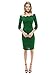 Maggie Tang Women's Off Shoulder Long Sleeve Twin Set Floral Lace Bodycon Dress