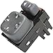 Evan-Fischer Mirror Switch compatible with BLAZER 98-05 / S10 PICKUP/SONOMA 98-04 / BRAVADA/JIMMY 98-01 4 Male Terminals Pins Type