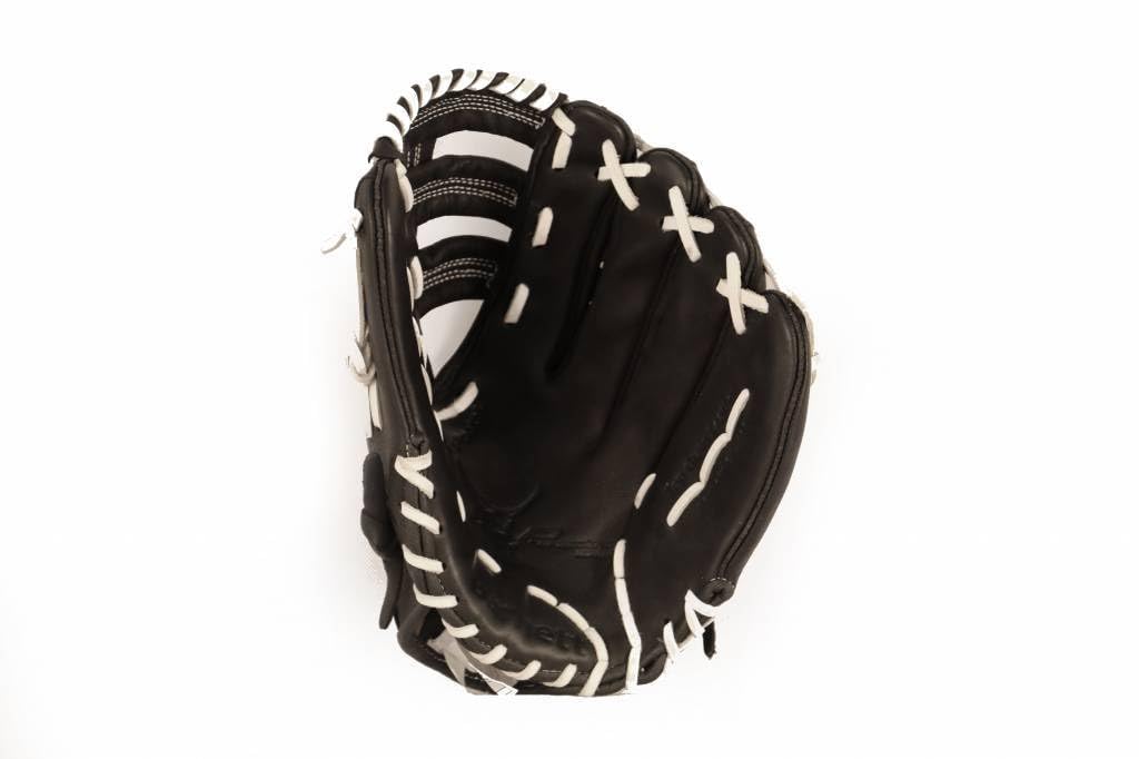 GL-130 Competition baseball glove, genuine leather, outfield 13", Black (REG)