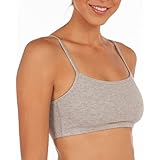 Fruit of the Loom Womens Spaghetti Strap Pullover Sports Bra, 3-Pack