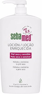 Loción Enriquecida 1L - Crema hidratante corporal enriquecida para pieles secas sensibles, indicada para uso diario