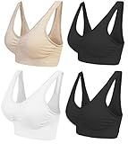 4 Pack Marielle The Ultimate comfort Premium Unpadded Seamless Bra Black White & Nude