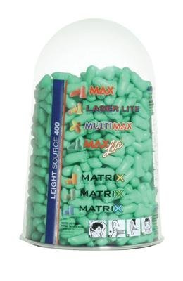 Howard Leight Max Lite Uncorded Earplug Refill LS-400 Dispenser (ct 200 pairs)