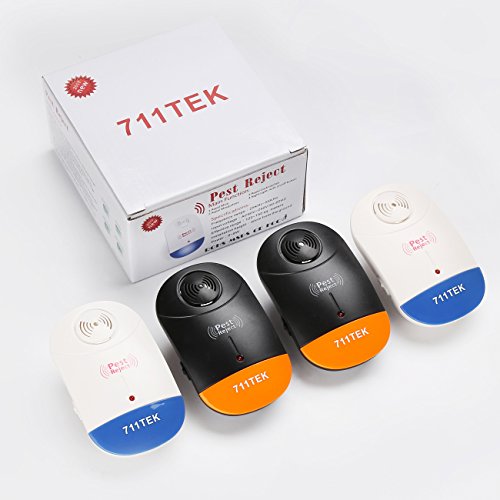 711TEK Pest Repellent,ZS1033 Pest Repeller Indoor Plug in for Insect - Ants,Roaches,Bugs,Fleas,Mosquitoes,Spiders (4 Packs) - Thumbnail 5