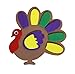 KINREX Thanksgiving Crafts for Kids – Turkey Craft Fall Activities Foam Cutouts Stickers Sets for Kids, Family, Adults, School, Preschool, Projects Supplies Favors for Toddlers, Makes 24 Turkeys