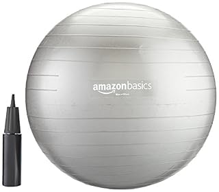 Amazonbasics Balance Ball With Hand Pump - 55 Cm (841710106633)