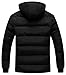 Cloudy Arch Men's Winter Double Hooded Thicken Quilted Cotton Jacket