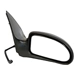 Replacement FO1321180 Power Passenger Side Mirror, Textured Black, Non-heated, Non-folding for 2000-2007 Ford Focus