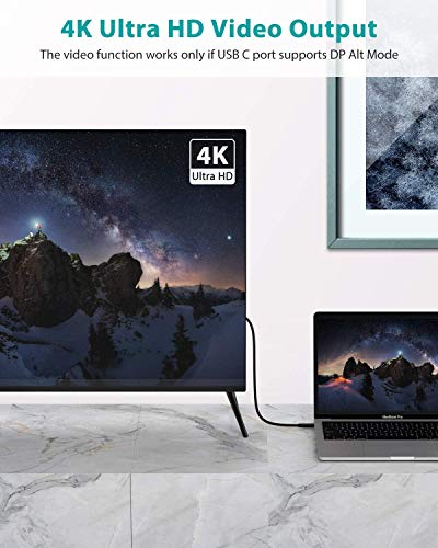 NIMASO USB C to USB C 3.1 Gen2 Cable, PD 100W USB Type C to Type C Fast Charging Cable 4K Video Output for Samsung… - Afbeelding 5