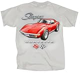 Gildan Men's Corvette Stingray and C3 Logo T-Shirt