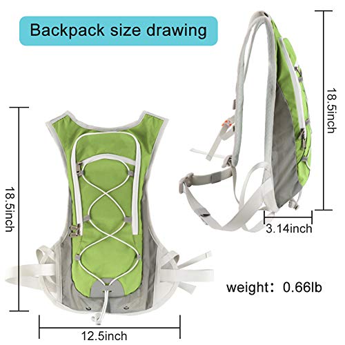 Hydration Backpack with 2L Water Bladder Outdoor Gear Pack for Running