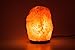 HemingWeigh Himalayan Hand Carved Natural Crystal Salt Lamp with Genuine Wood Base, Bulb and Dimmer Control 6 to 8 Inch, 6 to 7 lbs. 5’ UL Listed Cord