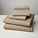 Where The Polka Dots Roam Microfiber Easy Care Luxury Sheet Set, Queen, Khaki