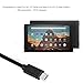Kindle Fire 9th Generation Fast Charger Cable,USB C Charging Cord Compatible for New Fire HD 10 Tablet,Kids Edition Tablet(2019) Black