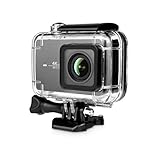 Rhodesy Waterproof Protective Case with Quick Release Buckle for Xiaomi Yi 4K/ 4K+/ Yi Lite/ Yi Discovery 4K Action Camera, Black