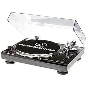 Audio Technica AT-LP120USBHC platenspeler met directe aandrijving incl. pick-up AT95E & Headshell AT-HS10 zwart