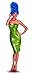 Disguise The Simpsons Marge Glam Deluxe Womens Costume