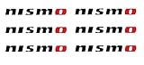 6 x Nismo wheel decals stickers die cut vinyl