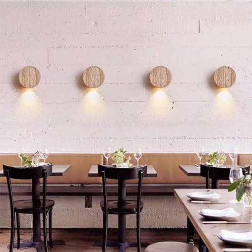 Moderno Lámpara de pared estilo japonés wabi-sabi con pantalla de piedra natural,Aplique LED vintage para espejo de baño,Lampara de pared de comedor,Luz para sala,pasillo,dormitorio,estudio (A)