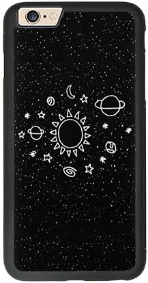 CASEUProtective Hardshell Case for iPhone 7 - Space Stars Galaxy Cute Tumblr Planets