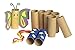 Colorations Recycled Craft Rolls, Cardboard, Sturdy, Set of 24, Tubes, DIY Crafts, Arts & Crafts, Project, Multi-Purpose, Open-Ended