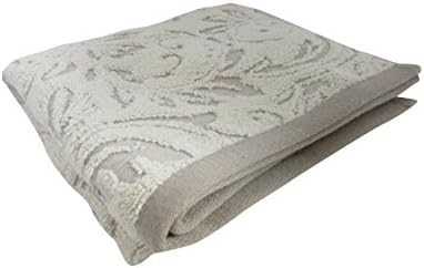 Blenheim Jacquard Towel 100% Extra Soft Turkish Cotton 650 GSM Thick Towelling With Floral Pattern inBeige