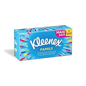 Kleenex Family Cosmeticadoekjes, 140 doekjes per doos, verpakking van 5 stuks