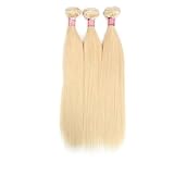 613 Blonde Virgin Hair Straight human hair, Pack Of 3,100g/Bundle,Honey Blonde Brazilian Hair Weave,7A Blonde Human Hair boundles