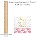 Big Dot of Happiness 64 Piece Fun to be One - 1st Birthday Girl with Gold Foil - Party Tableware Plates, Napkins - Bundle for 16