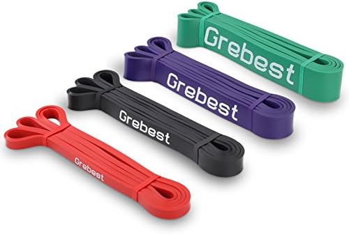 Grebest Heavy Duty Resistance Band, Pull UP Assist Bands Workout Resistance Bands for Body Stretching Powerlifting Mobility Single Band or Set