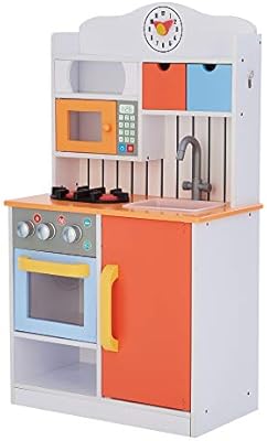 teamson kids little chef florence classic play kitchen