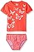 Osh Kosh Girls' Butterfly Short Sleeve Rash Guard Set