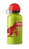 Crocodile Creek Eco Kids Green Dinosaur T-Rex Stainless Steel Water Drinking Bottle Toy