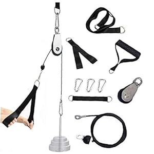 Yoyakie Diy Katrol Kabel Machine Attachment Systeem Thuis Gym Apparatuur Workout Accessoires Lat Pull Downs Biceps Curl…