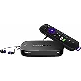 Roku Ultra | 4K/HDR/HD Streaming Player with Enhanced Remote (Voice, Remote Finder, Headphone Jack, TV Power and Volume), Ethernet, Micro SD and USB (2017)