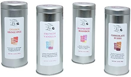 The Fine Life Ideal Loose Leaf Teas 4-flavor Selection 14oz (Winter)