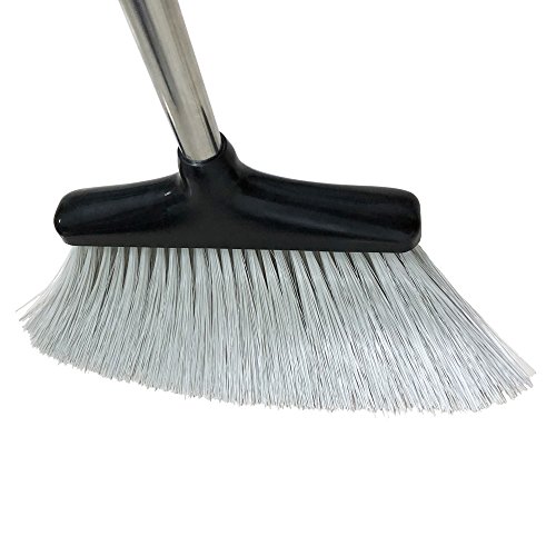 image for URARA Broom and Dustpan Dust Pan and Broom Combo Set/Long Handle Stand