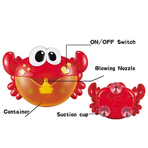 crab bubble bath toy