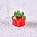 LIOOBO 23 Pcs Mini Christmas Ornaments Resin Santa Claus Snowman Bell Gift Box Landscape Decoration