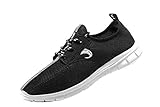 FANIC Men's Walking Shoes Workout Shoes Full Mesh Running Shoes Lightweight Comfortable Fitness Breathable Casual Sneaker