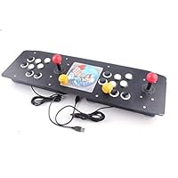 Smartlove1P Ergonomic Design Double Arcade Stick Video Game Joystick Controller Gamepad