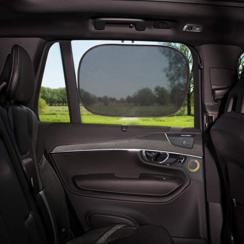 COZY GREENS Car Window Shade (3 Pack) - 21"x14" Sun Shade for Car Windows -80 GSM with 15s Film - for Baby - UV Protection in Vehicles Side Windows
