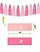 Pink Birthday Party Decoration, Pink Birthday Decoration, Pink Happy Birthday Banner, Paper Tassels, Pink and Gold Letters Birthday Bunting Stylish Decorations, Toddler Birthday Decorations