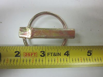 ~ 25 ~ GOLD 7/16" LYNCH PINS ATV FARM GARDEN STEEL TRACTOR TRAILER 3PT HITCH PIN