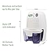 Gurin Thermo Electric Mini Dehumidifier, 1100 Cubic Feet, Peltier Technology Dehumidifier Compact and Portable for High Humidity in Home, Kitchen, Bedroom, Basement, Caravan, Office, Garage