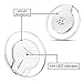 For Samsung Galaxy S9/S9 Plus, Tuscom Clear Qi Wireless Charger Charging Pad,for iPhone 8/iPhone 8 Plus (White)