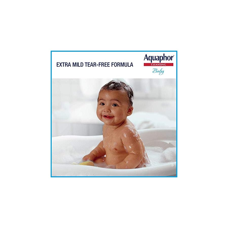 Aquaphor Baby Wash and Shampoo Mild, TearFree 2in1 Solution for